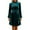Army Green, variant on CIENVNSTG Women Velvet Y2k Dresses A Line Dress Cutout Long Lantern Sleeve Stand Collar Waist Dress Casual Elegant Dresses Army Green S
