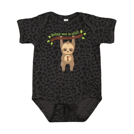

Inktastic Cute Sloth 1st Birthday Gift Baby Boy or Baby Girl Bodysuit