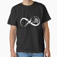 thumbnail image 1 of Knitting Infinity Crochet Infinity Forever Crafting Hobby Unisex T-Shirt, up to size 3XL., 1 of 4
