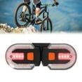 thumbnail image 3 of Mosiee Bicycle Tail Light With Turn Signal Usb Rechargeable Bright Led Safety Warning Waterproof Bicycle Signal Light Cycling Accessory, 3 of 9