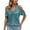 GN2, variant on Cold Shoulder Tops for Women 2026 Summer Ruffled Short Sleeve V Neck Pleated Front Dressy Casual Work T Shirts Work Blouse