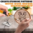 thumbnail image 6 of EXLEAF 30W Electric Hot Knife Cutting Tool- Hot Knife for Plastic, Resin & Mesh | Includes 10 Blades, 2 Blade Holders, 1 Wood Burning Tip & Stand | Fast Heating DIY Plastic Cutter, 6 of 7