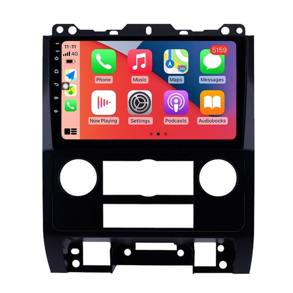 RoverOne Car Stereo GPS Navigation CarPlay Android Auto Touch Screen for Ford Escape For Mercury Mariner 2 2007 - 2012