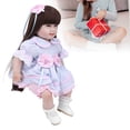 thumbnail image 4 of Bebé Reborn Dlexible Muñeca con Pelo Largo Lindo para Practicar Regalo Seguro No Tóxico para Niños ANGGREK Otros, 4 of 8