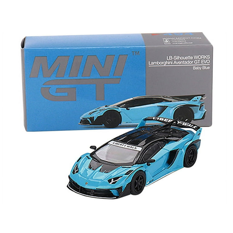Lamborghini Aventador GT EVO Baby Blue w/Black Top Ltd Ed to Lamborghini Aventador GT EVO Baby Blue w/Black Top Ltd Ed to