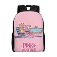 thumbnail image 1 of Pink Panther Backpack Teenager School Bag Canvas Notebook Backpack Bag, 1 of 3