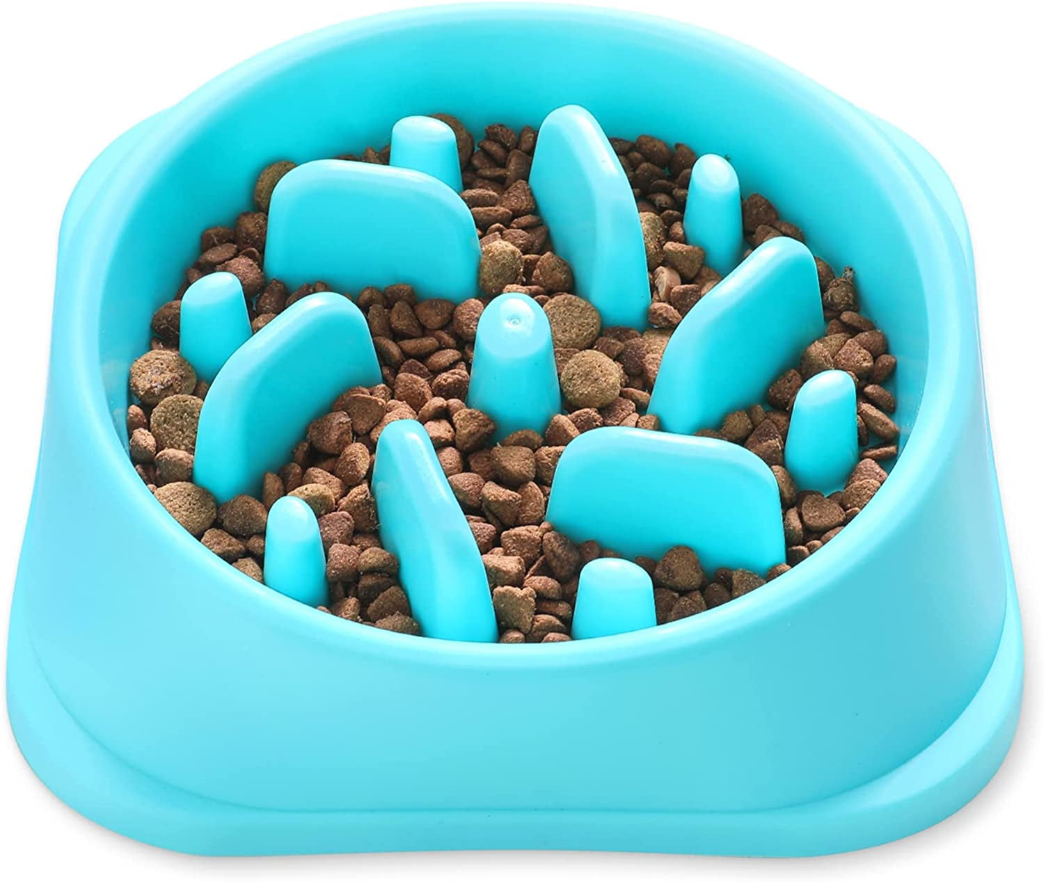 Slow Feeder Dog Bowls Anti-Chocking Slower Feeding Puzzle Bowl, Bloat Stop  Pet Food Utensils Dishes Non-Slide Lick Treat Bowl