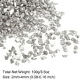 thumbnail image 2 of Uxcell 10Pcs Crushed Glass Chips 100g 2.5mmx4mm Irregular Metallic Sequins Dark Pink, 2 of 5