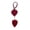 Red 【1* Curtain Cord】, variant on Leaf Shape Curtain Straps Tieback Room Accessories Handmade Curtain Buckle Rope for Elegant Window Dressing and Home Decoration Topliu