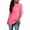 Hot Pink, variant on Women's Casual Knit Pullover Sweater Soft Warm Winter Comfortable Turtleneck Long Sleeve Loose Fit Cozy Oversized Top Sweatshirt with Heater Retrofit Mens Sweater Solid Sweatshirt Sweatpants And
