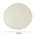 thumbnail image 1 of Exquisite Handmade Cotton Crochet Lace Round Placemat Tablecloth for Home Decor, 1 of 9