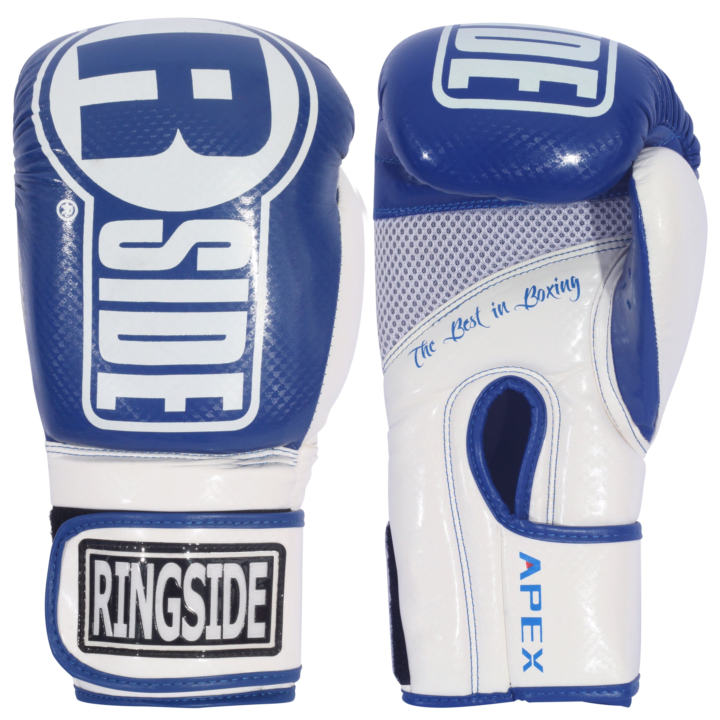 Ringside Apex IMFTech Boxing Bag Gloves Large/ExtraLarge Blue/White