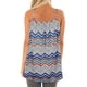 thumbnail image 3 of Camiseta informal plisada con estampado Irregular y versátil de verano para mujer Pompotops  lopia987895, 3 of 8