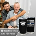 thumbnail image 4 of Police Retirement Gifts, Retired Police Officer Gifts, Police Retirement Gifts For Men, Police Officer Retirement Gifts, Best Police Retirement Gifts 20oz Stainless Steel Tumbler, 4 of 6