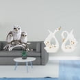 thumbnail image 2 of Escultura de cisne, adorno de mesa para sala de estar, oficina, armario, mesita de noche, estantería., 2 of 8
