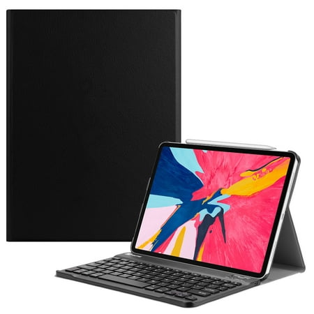Fintie iPad Pro 11-inch 2018 SlimShel Keyboard Case Cover with Apple Pencil Holder, (Best Ipad Pro Keyboard Case)