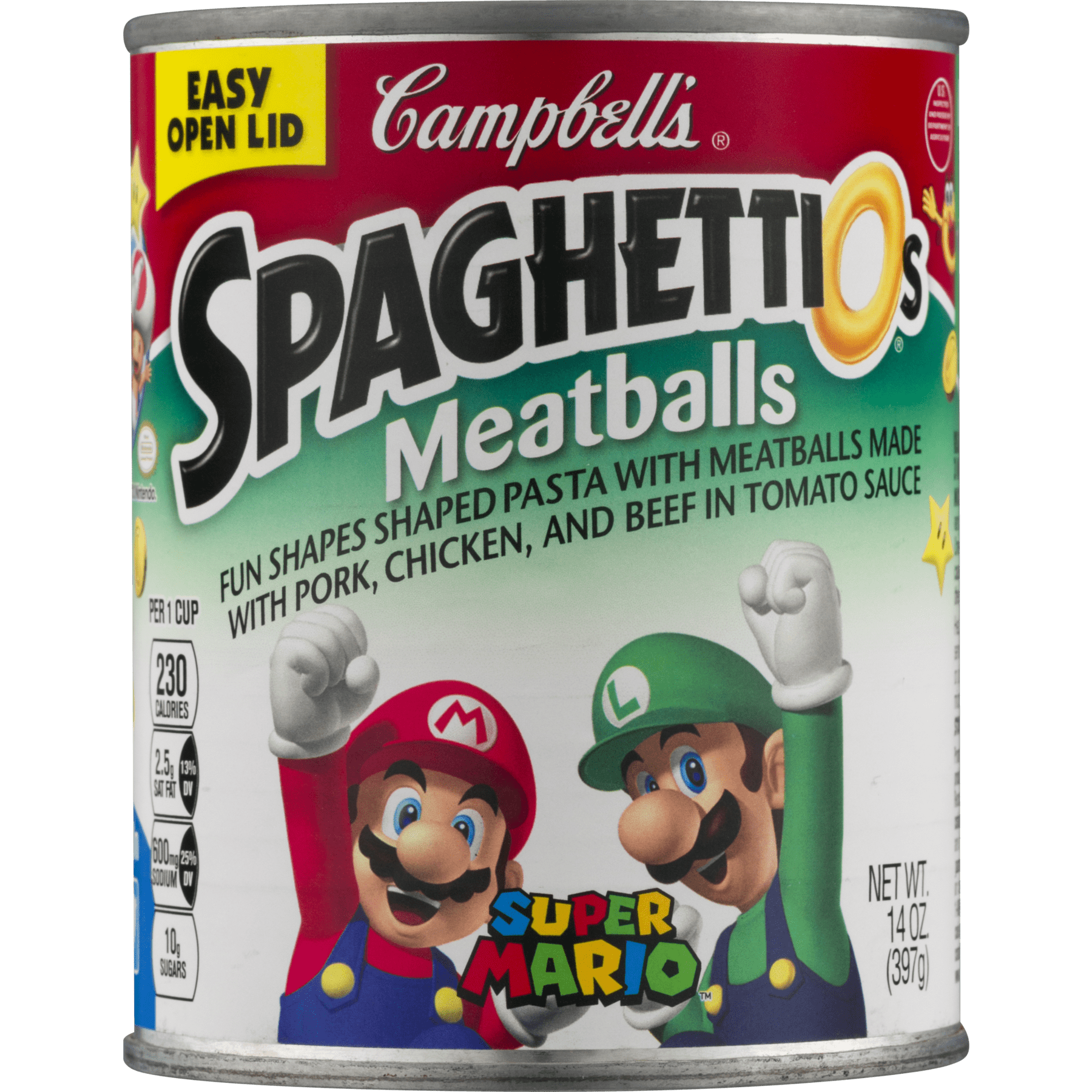 Campbell's SpaghettiO's Meatballs Super Mario