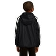 thumbnail image 2 of Sport-Tek Youth Fleece Lined Colorblock Jacket-XS (Black/White), 2 of 6