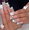 B4, variant on YTTAL Buy 2 Get 1 Free Blue Cat Eye Press On Nails Almond Shape, Glossy Silver Trim Fake Nails with Jelly Glue Nail File, Reusable False Nails for Party Daily Wear
