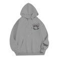 thumbnail image 2 of WILLBEST Sudadera con Capucha De Manga Larga para Hombre, Estilo Informal, Relajado y Cómodo, con Estampado De Letras XXGrande, 2 of 4