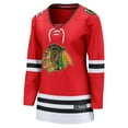 thumbnail image 2 of Women's Fanatics Red Chicago Blackhawks Centennial Breakaway Jersey, 2 of 3