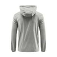 thumbnail image 3 of Savings Clearance 2024! Funicet Men's Waterproof Rain Jacket Outdoor Lightweight Rain Shell Coat for Hiking Golf Travel Gray 3XL, 3 of 5