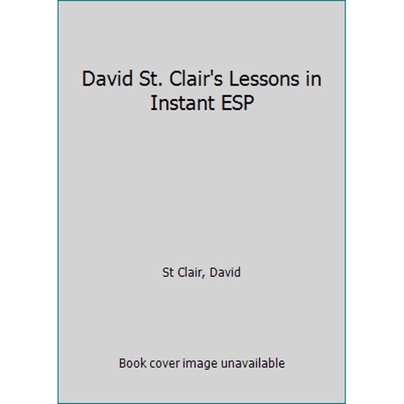 Pre-Owned David St. Clair's Lessons in Instant ESP (Unknown) 0451140494 9780451140494