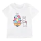thumbnail image 3 of Nueva camiseta de algodón con diseño de huevos de Pascua para niños y hermanos, ropa para niños con bonito conejito, camiseta para bebé niño o niña, 3 of 5
