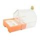 thumbnail image 4 of Caja de baño para loros, ducha para pájaros, comedero, accesorios transparentes, bañera para loros. Rosa, 4 of 9