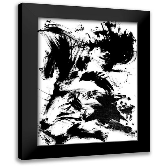 Friedlander, Allan 12x14 Black Modern Framed Museum Art Print Titled - Expressive Abstract I