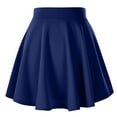 thumbnail image 2 of Women's Mini Skirt Elastic Waist Cute Layered Short Skirt Summer Skirts for Women Girls Navy XXXXL, 2 of 3