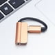 thumbnail image 3 of EeaseMX Adaptador de auriculares 2 en 1 USB tipo C a 3,5 mm, cargador, cable de audio USB-C, adaptador de auriculares con conector de 3,5 mm para teléfono (dorado), 3 of 8