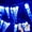 Blue, variant on Icicle Christmas Lights with Timer, 10M/100LED Wireless Remote Control Crystal Acrylic Fairy Lighting, for Christmas Winter Holiday Garden Party Decoration