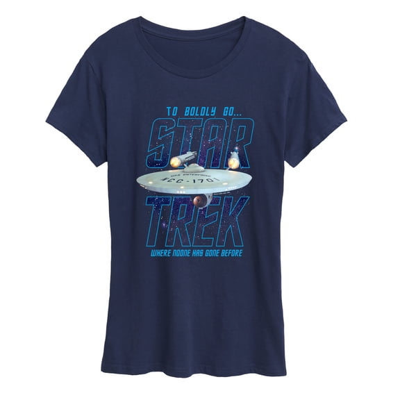 Star Trek - Boldly Go - Women's Short Sleeve Graphic T-Shirt
