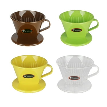 Maoww Cone Shape Coffee Maker Filter Reusable plastic coffee dripper Cup Dripper Reusable Pour Over Serving Mug Filters Manually Coffee Dripper