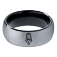 thumbnail image 2 of Gamer Birthday Gift Tungsten Mens Black Rings Wedding Groomsmen Gifts Groomsman Grief Mom, 2 of 7