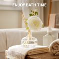thumbnail image 3 of Reed Diffusers Set, 7.10 oz Flower Scented Diffuser with 7 Sticks, Long Lasting Home Fragrance for 120 Days, Perfect for Bathroom, Shelf Decor, Air Fresheners, 3 of 3