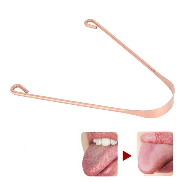 Rasador de Lengua de Cuidado de Cuidado Oral, Mantenga la extracciónica de mal aliento de la Higiene Oral, La extraccióna de la curva en forma de u, Limpiador de Lengua Pura de Cobre