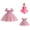 Light Pink, variant on Bow Strap Tulle Performance Dress – Export Hit Gown for Girls, Stage & Party Essential, Dramatic Match Alongside Pink Dress for Girls Ensemble