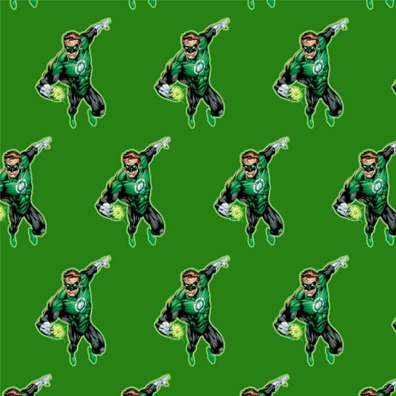 Green Lantern Character Premium Roll Gift Wrap Wrapping Paper
