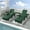 Dark Green, variant on WestinTrends Shoreside Poly Reclining Chaise Lounge for Outdoor, Patio, Garden (Set of 2pcs),Red