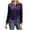 P#01_Purple, variant on Women's Sequin Long Sleeve Jackets Glitter Open Front Zipper Blazer Bomber Jacket Sparkly Coats Fashion Party Striped Spark Round Neck Cardigan,Gold,Small