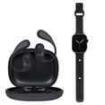 thumbnail image 2 of Kronos Train Pack STF: Smartwatch 2" + Audífonos Inalámbricos OWS, resistentes al agua, color negro, 2 of 13