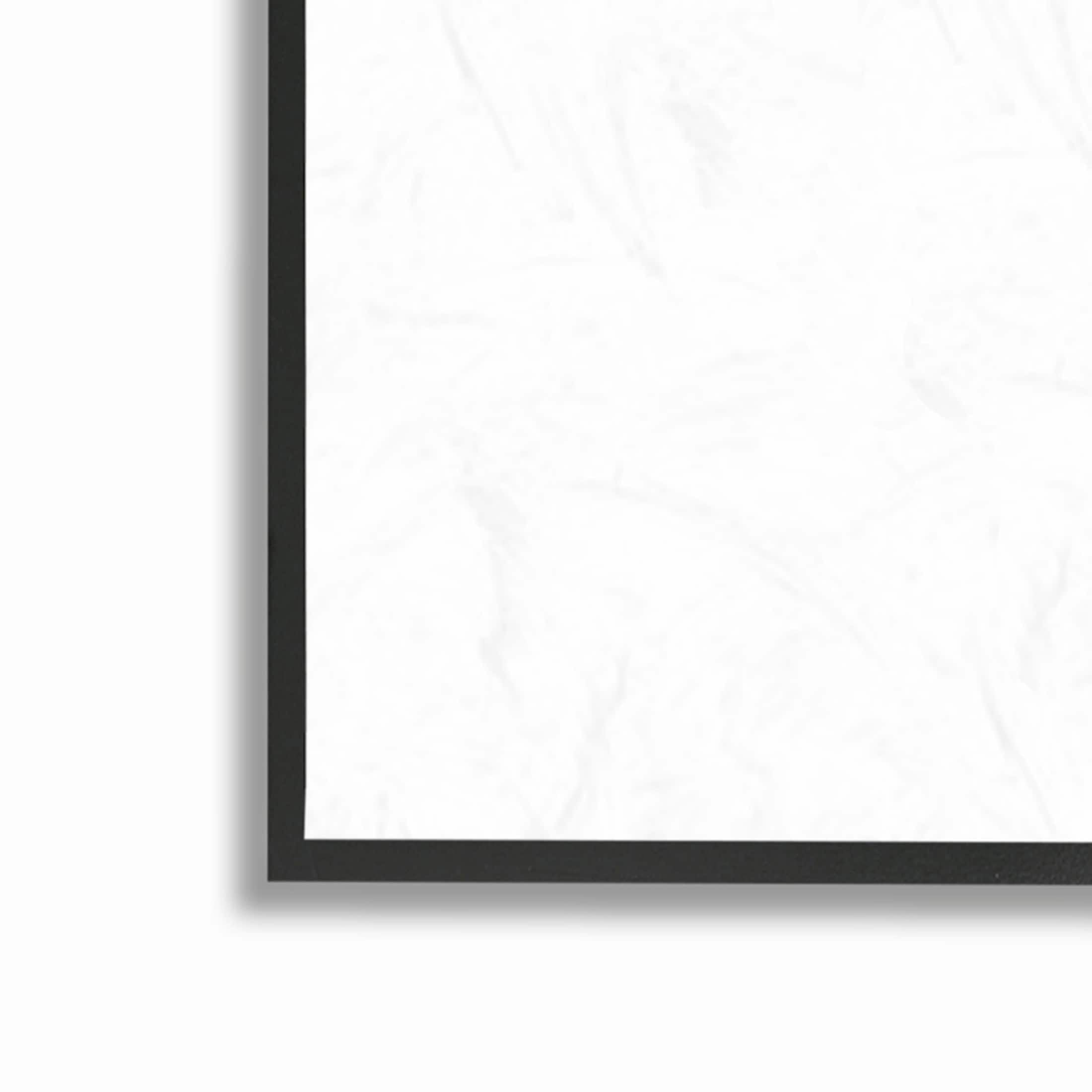 Stupell Industries Endless Summer Beach Waves Shore Coastal Painting Black Framed Art Print Wall Art