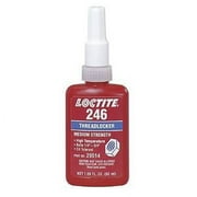 Henkel Corporation 246 Threadlocker, Medium Strength/High Temperature, 10 mL, Blue - 1 EA (442-196508)