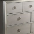 thumbnail image 3 of Benjara 15.43" 7-drawer Transitional Metal Dresser with Front Trim in Gray, 3 of 5