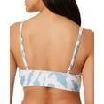 thumbnail image 2 of Bar III ABALONE BLUE Spiraling Long-Line Bikini Swim Top, US Medium, 2 of 4