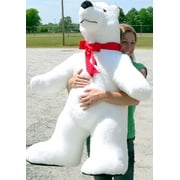 Big Plush Giant Stuffed Polar Bear 42 Inches, White, New