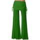 thumbnail image 3 of WILLBEST Pantalones Casuales para Mujer, Pantalones Deportivos de Pierna Ancha de Color Liso para Mujer con Cinturón, Ropa de Baile de Tiro Medio para Mayor Comodidad y Estilo. Chica, 3 of 3