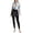Black, variant on Riforla Swimsuit for Women Full Length Swimwear Long Sleeve Swimsuit with Hijab Cover Ups for Beachwear Conservative Womens Bathing Suits Grey L